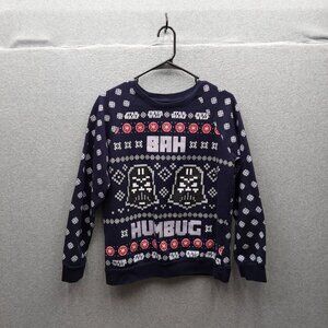 Star Wars "Bah Humbug" Navy Sweater Unisex Winter Apparel